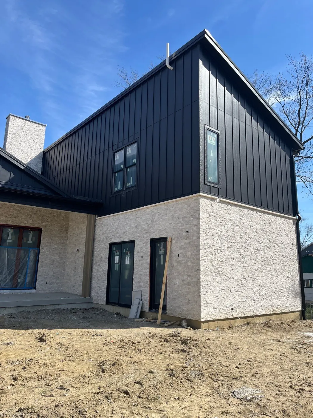 Tarping and dry-in on a McCordsville commercial roof